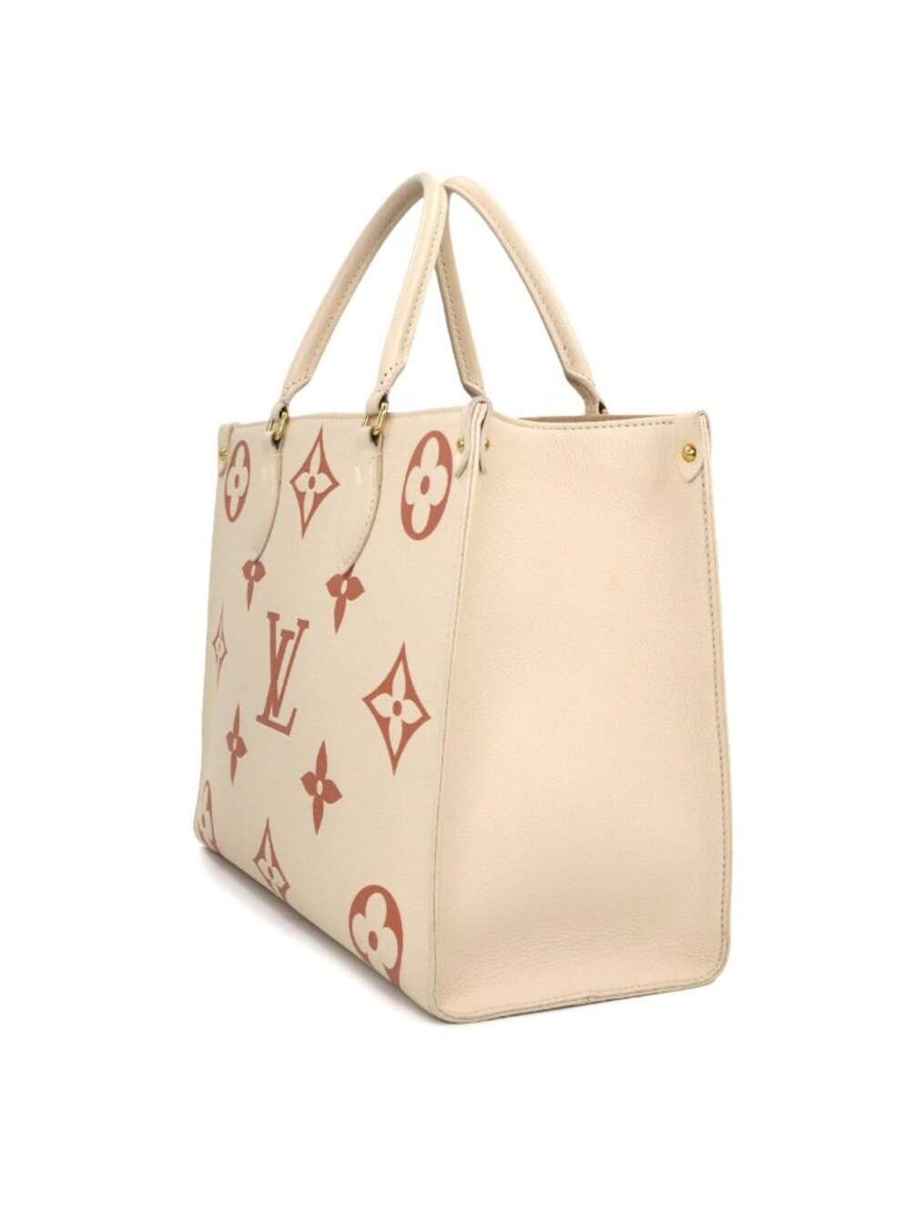 Louis Vuitton Bicolor Monogram Empreinte On The Go MM 2-Way Tote Cles MM - Picture 4 of 10
